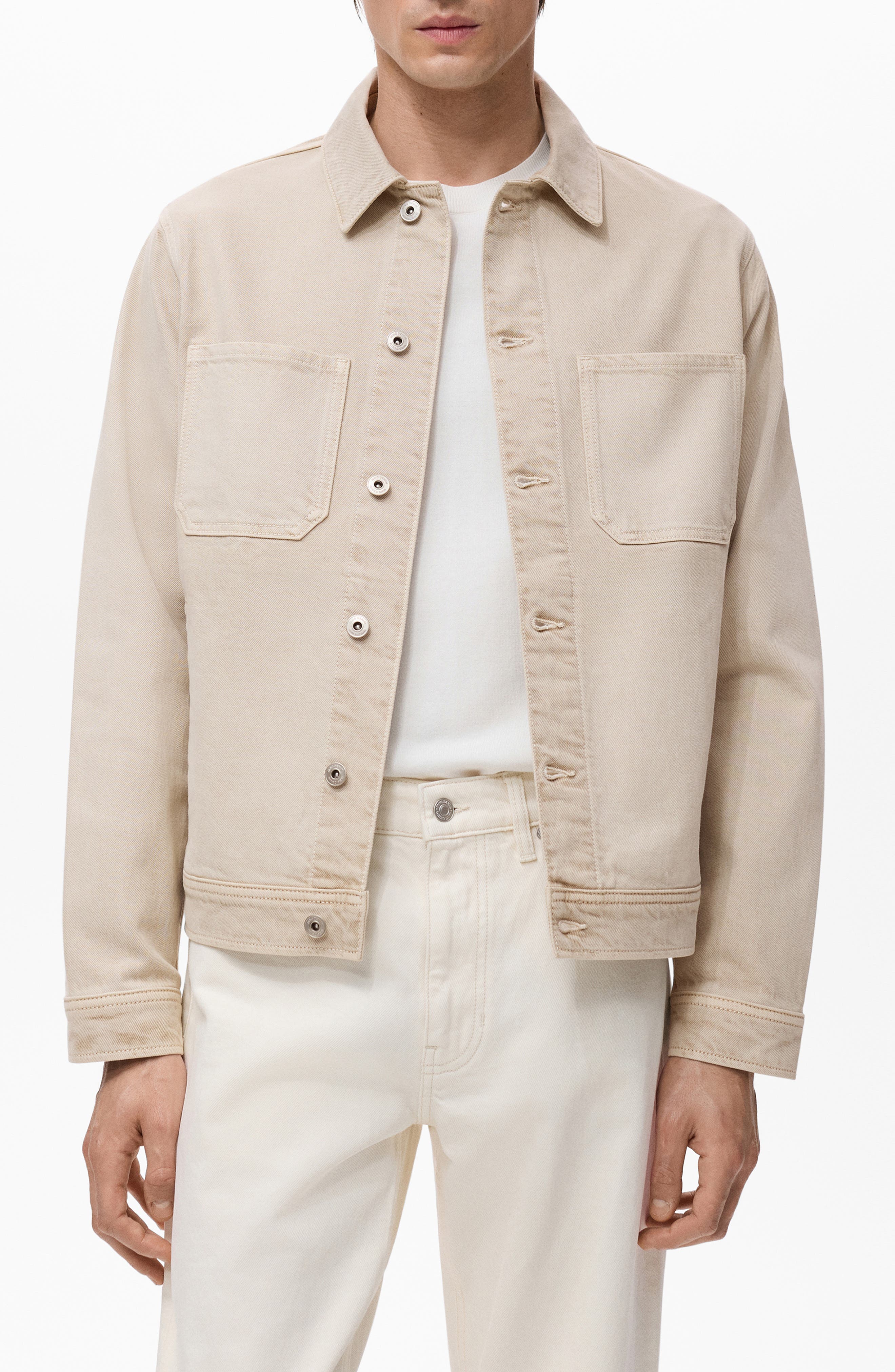 Slim Fit Denim Workwear Jacket