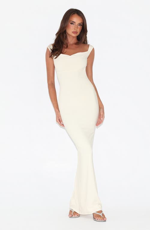 Tiger Mist Morana Evening Dress In White