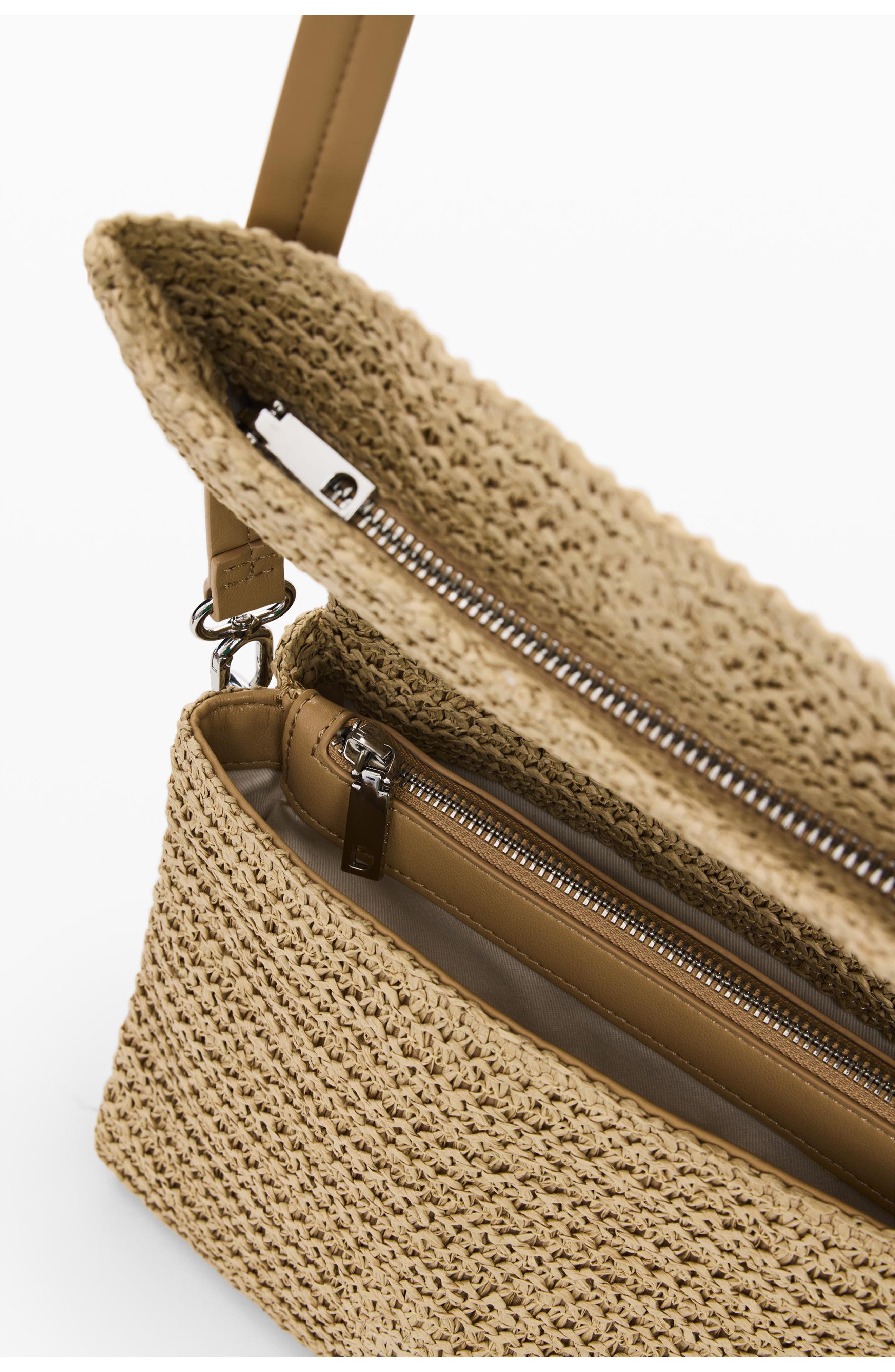 Desigual Raffia Crossbody Bag, Alternate, color, 