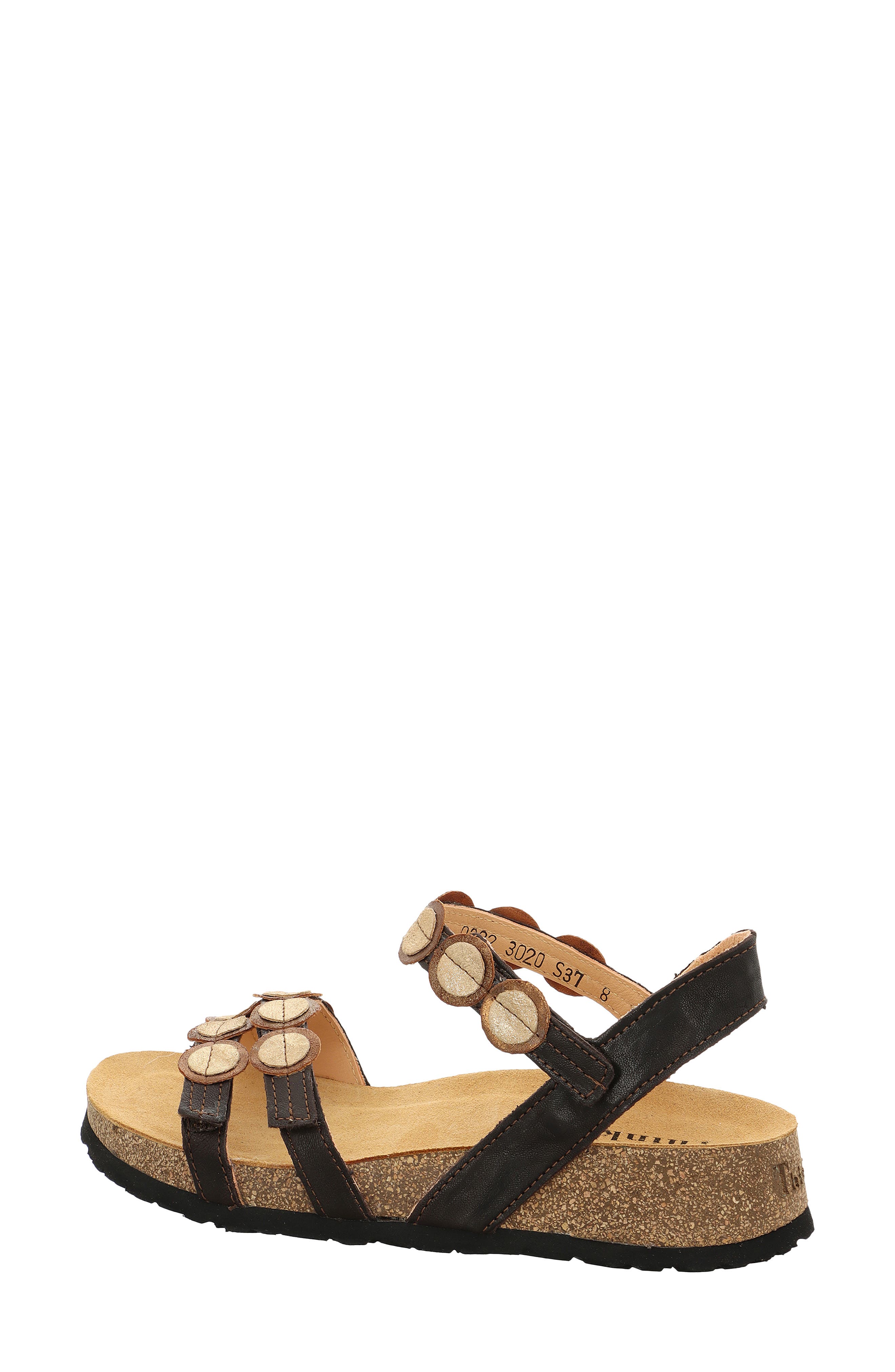 Koak Ankle Strap Sandal, Alternate, color, ESPRESSO/KOMBI