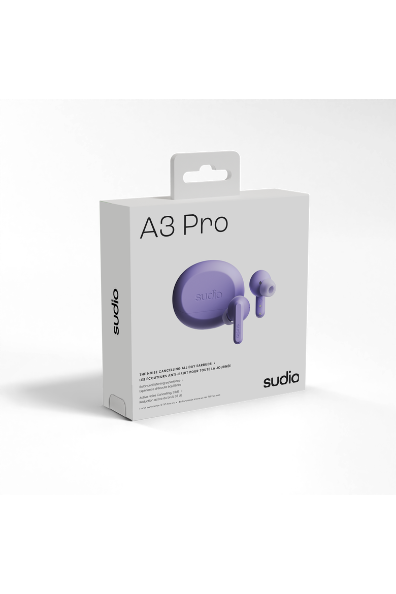 A3 Pro Wireless Earphones, Alternate, color, Purple