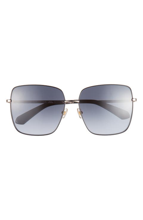 fenton 60mm gradient square sunglasses