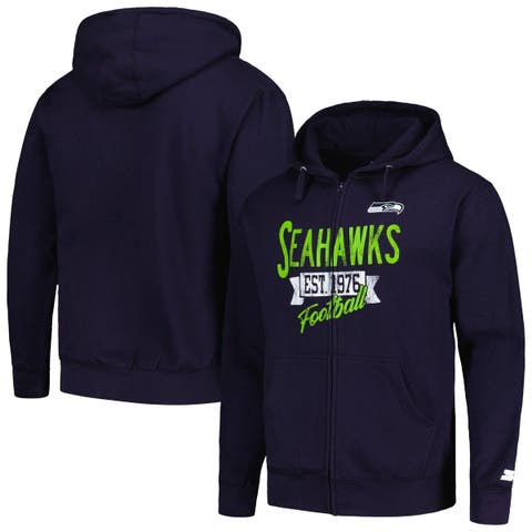 Men's Seattle Seahawks Starter Extreme Fireballer store Pullover Hoodie