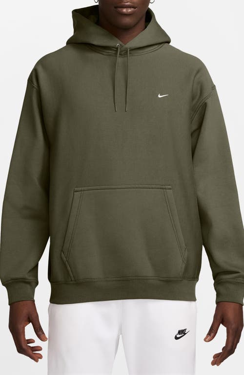 Nike Solo Swoosh Hoodie Full Zip In Green