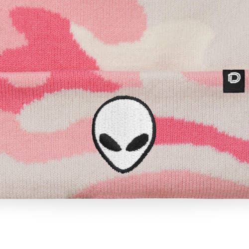 Dalix Alien Beanie In Pink Camo
