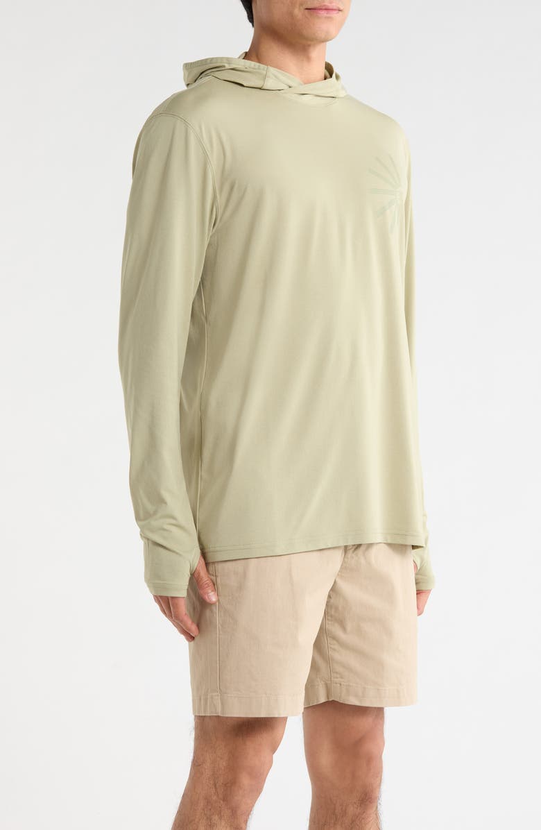 Roark Venture Lightweight UPF 50+ Hoodie, Alternate, color, Sage