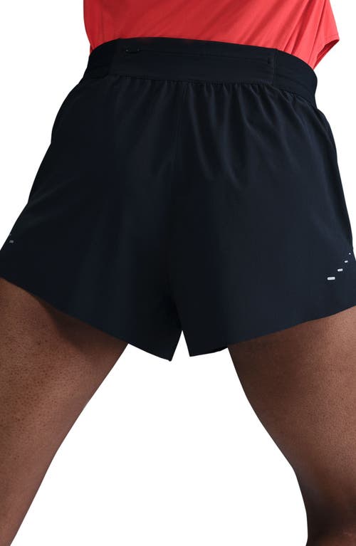 Nike Swift Dri-fit Mid-rise Brief-lined Running Shorts In Black