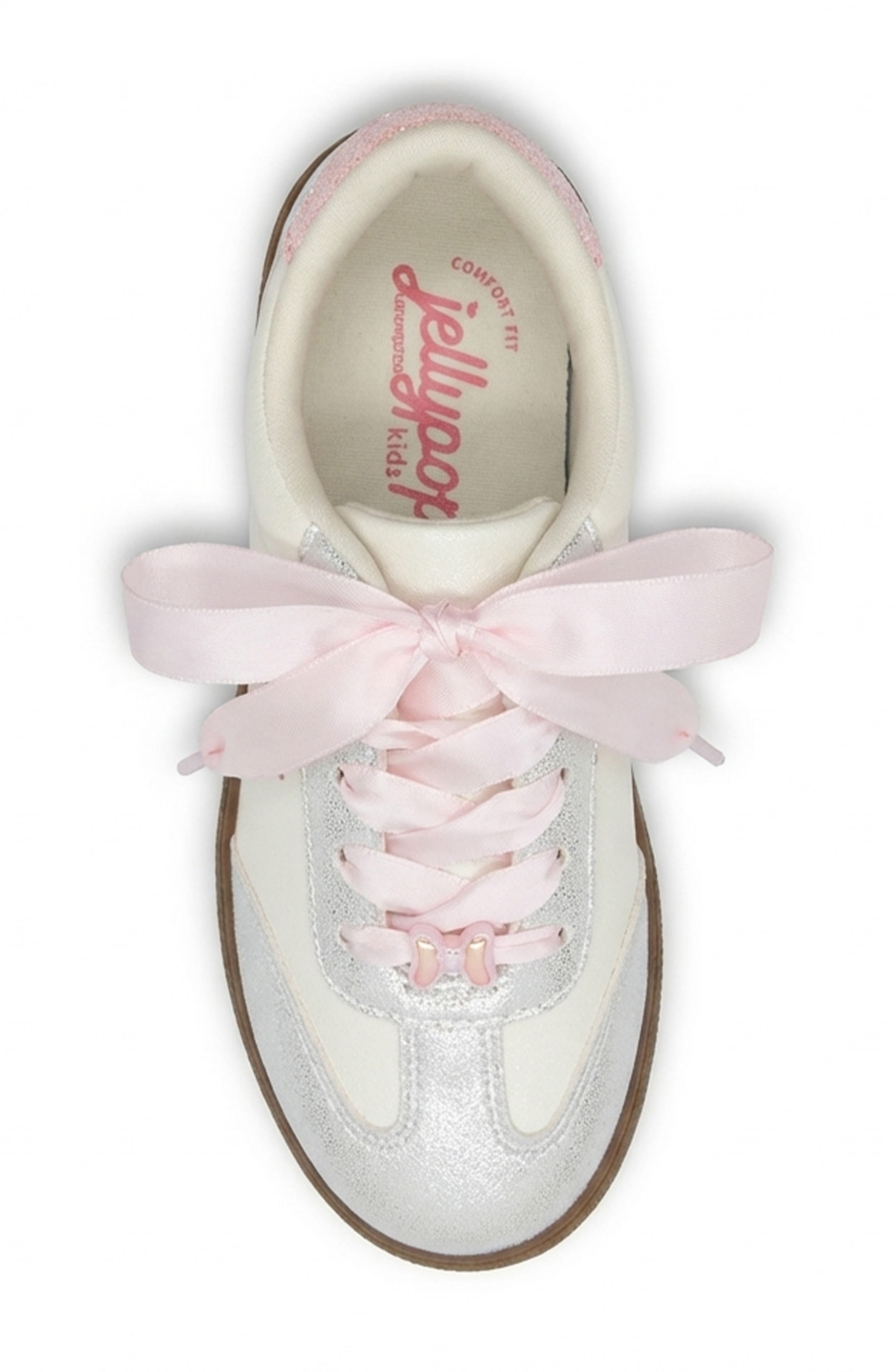 JELLYPOP <p>Kids' Wispina Sneaker </p>, Alternate, color, White / Silver