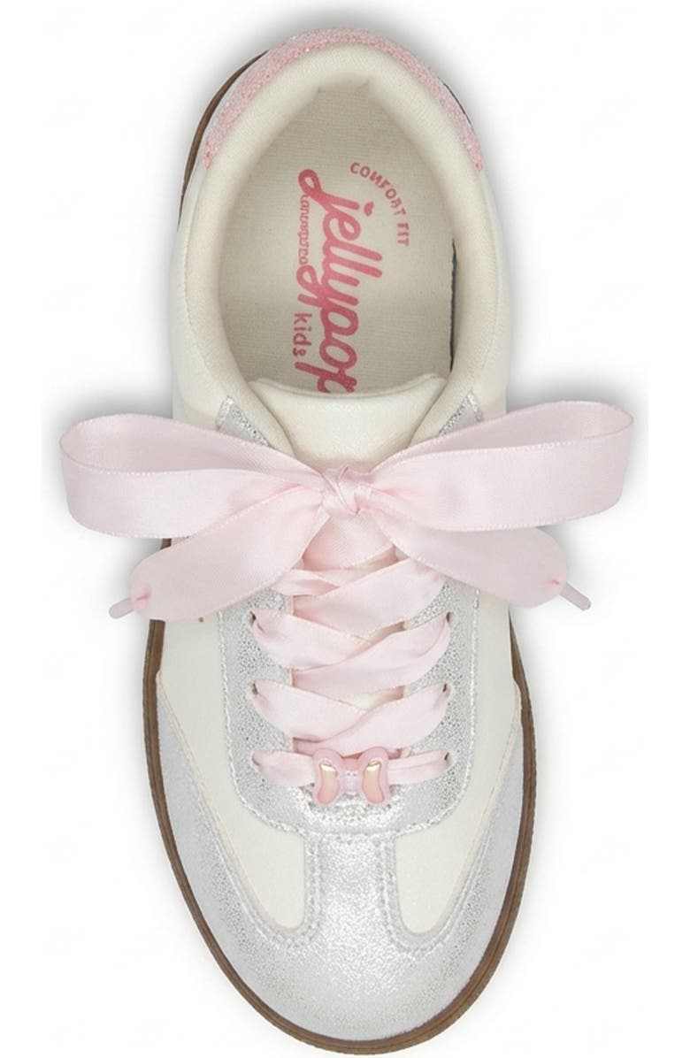 JELLYPOP <p>Kids' Wispina Sneaker </p>, Alternate, color, White / Silver