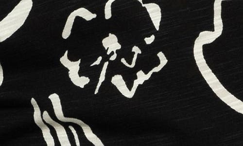 Sanctuary The Perfect T-shirt In Black Ink Floral