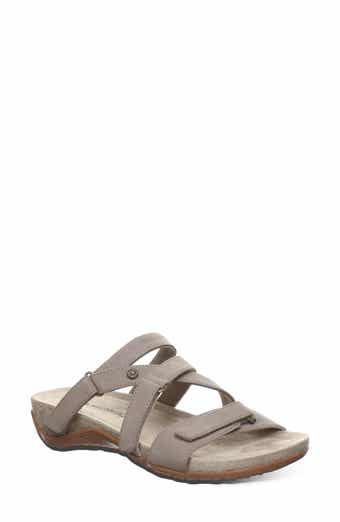 Acacia Faux Leather Slide Sandal