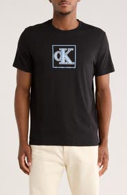 Calvin Klein Outline Box Logo Graphic T-Shirt