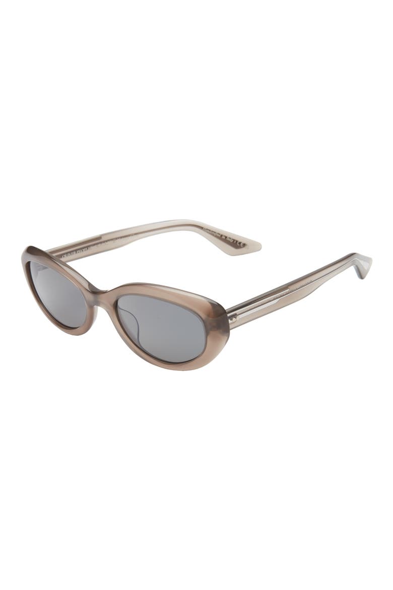 x KHAITE 1968C 53mm Oval Sunglasses, Alternate, color, TAUPE