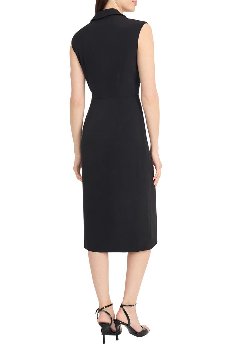 Maggy London Collared Sheath Dress, Alternate, color, 