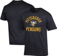 Champion Men's Champion Black Pittsburgh Penguins Primary Logo Jersey T-Shirt