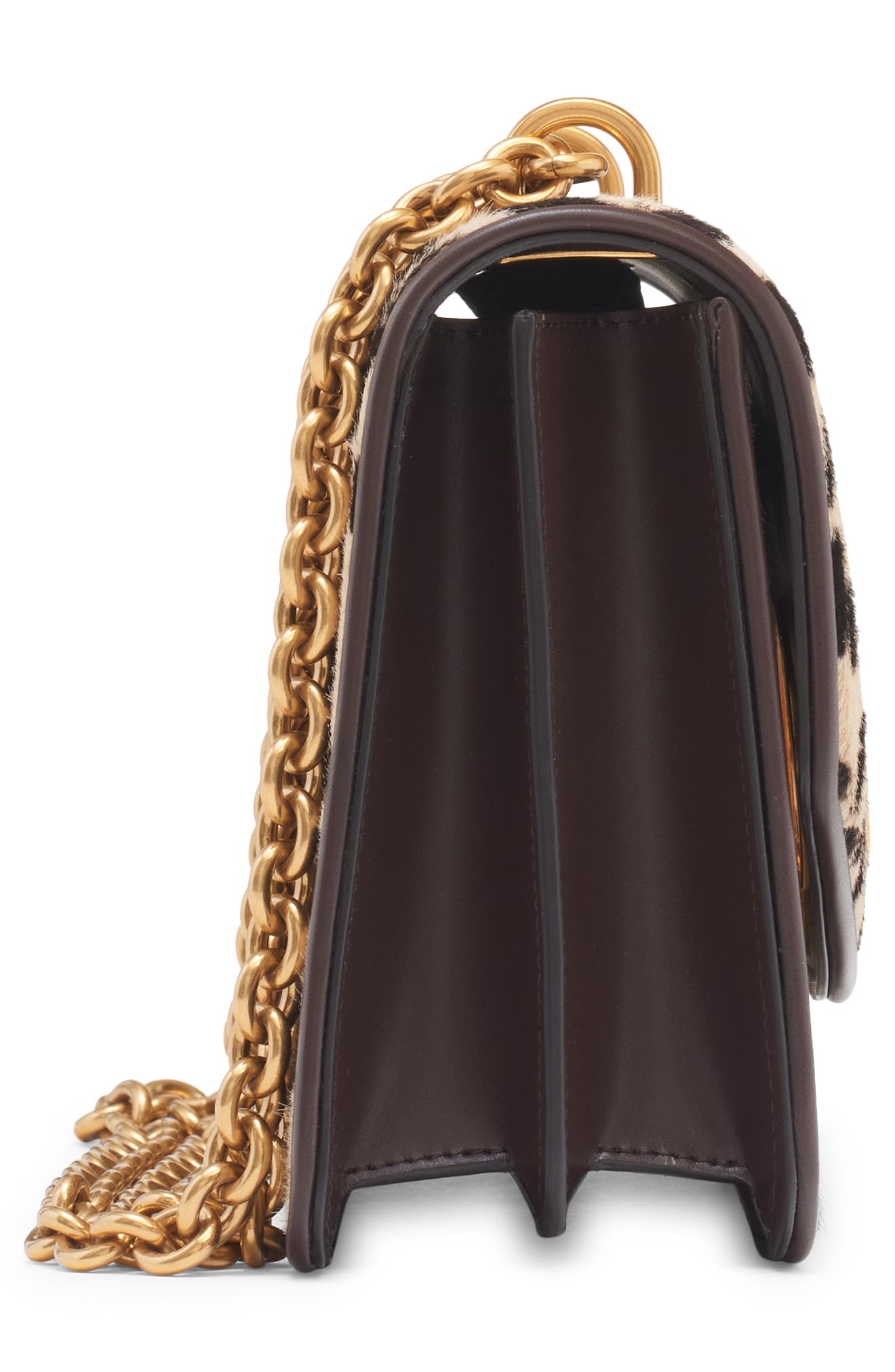 Valentino Garavani Vain VLOGO Genuine Calf Hair Shoulder Bag, Alternate, color, Naturale Testa Di Moro