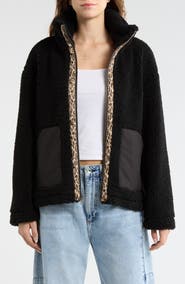 Levi's Faux Shearling Full Zip Jacket