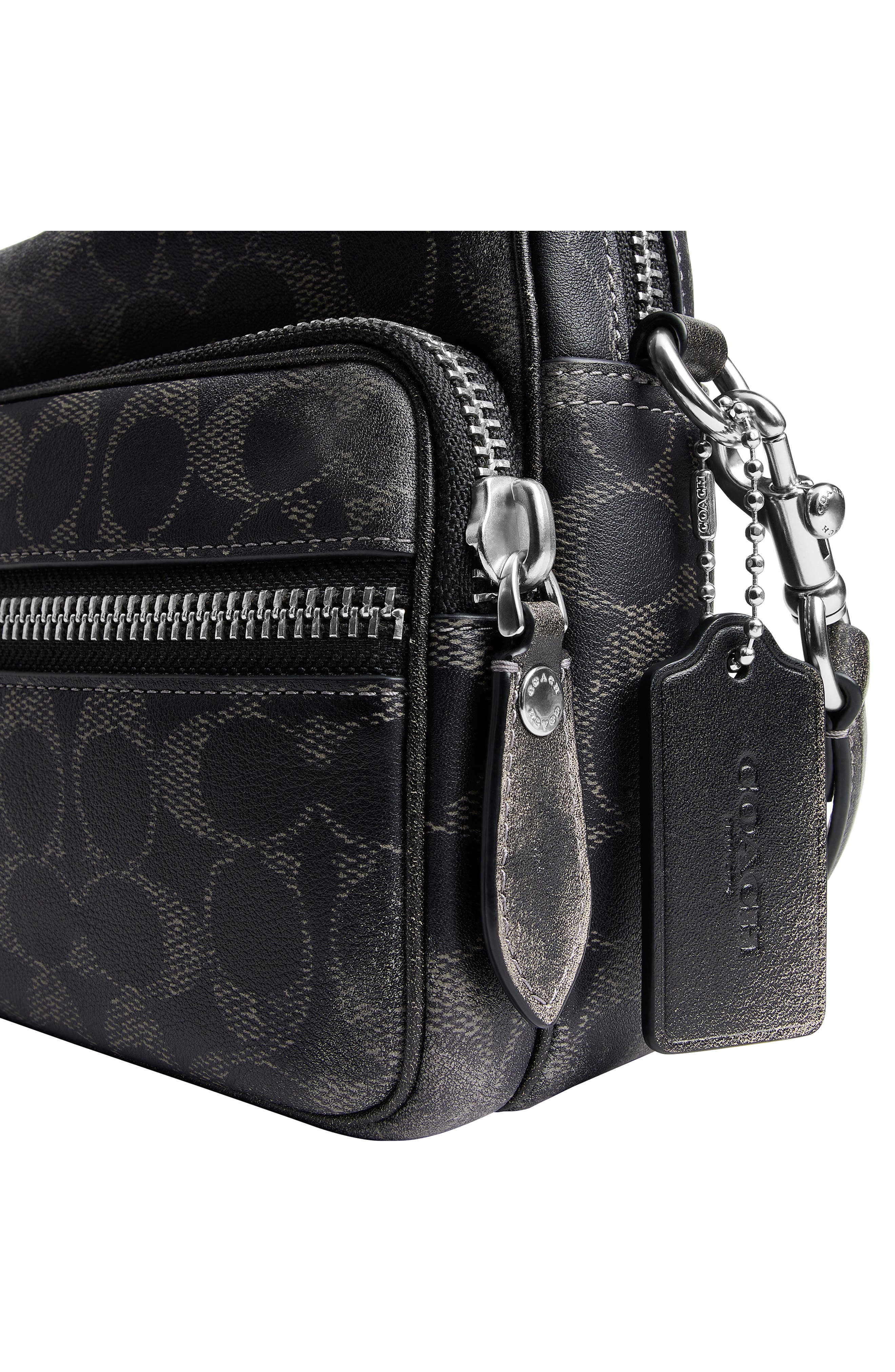 Dakota Loved Signature Crossbody Bag, Alternate, color, BLACK SIGNATURE