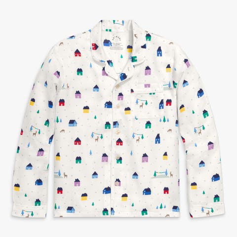 Adult Flannel Holiday Pj Top (Unisex Fit)