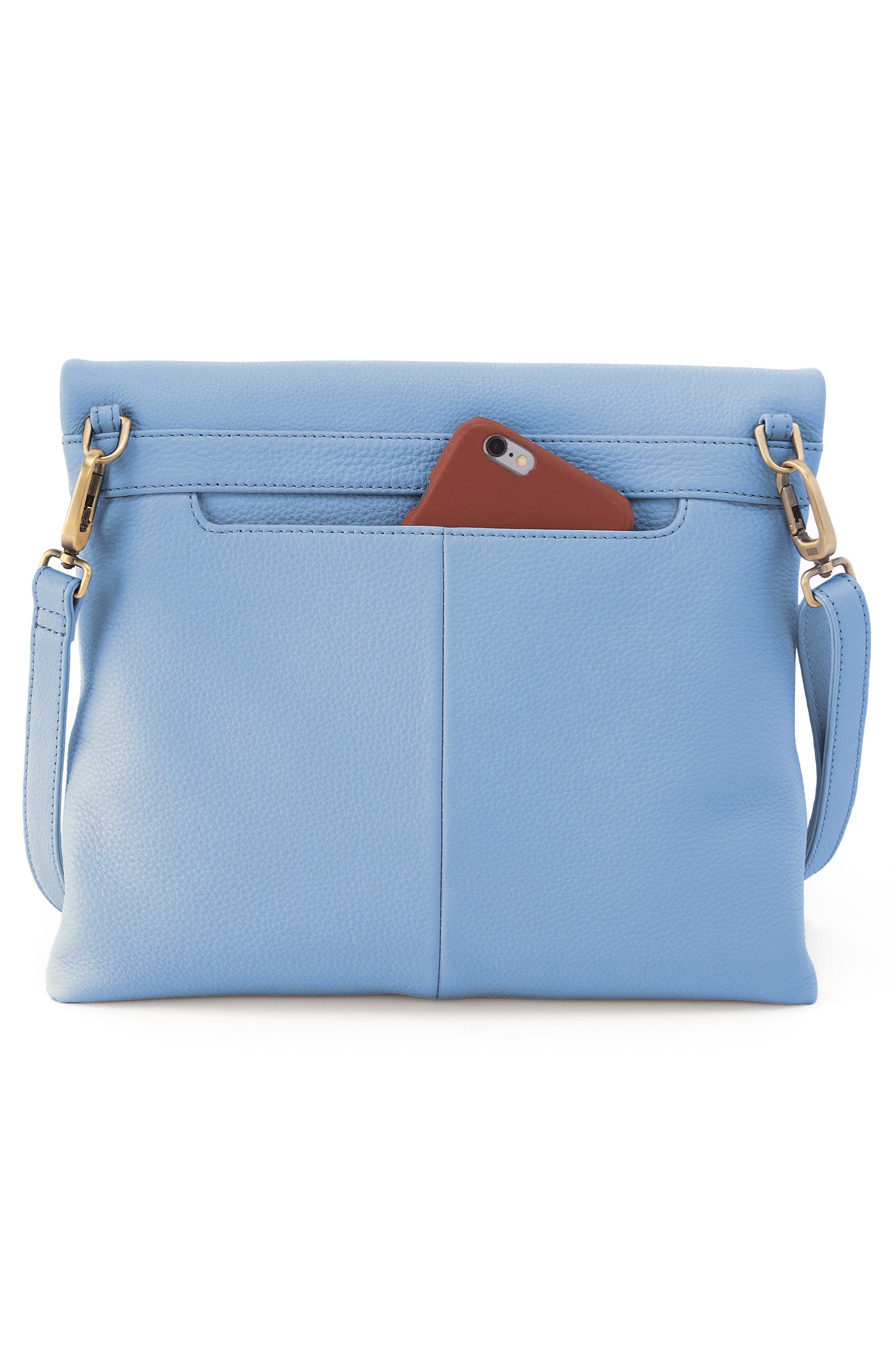 Draft Leather Crossbody Bag, Alternate, color, SEABREEZE