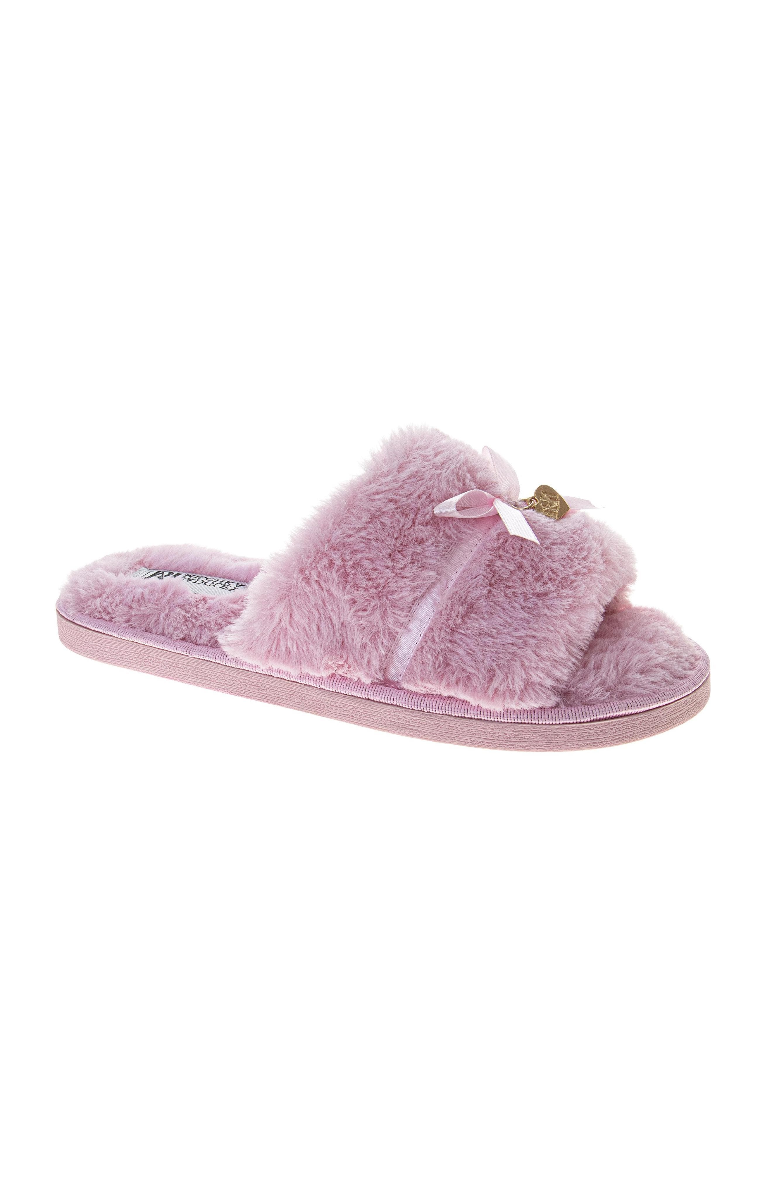 Womens Classic Logo Slippers, Main, color, PINK
