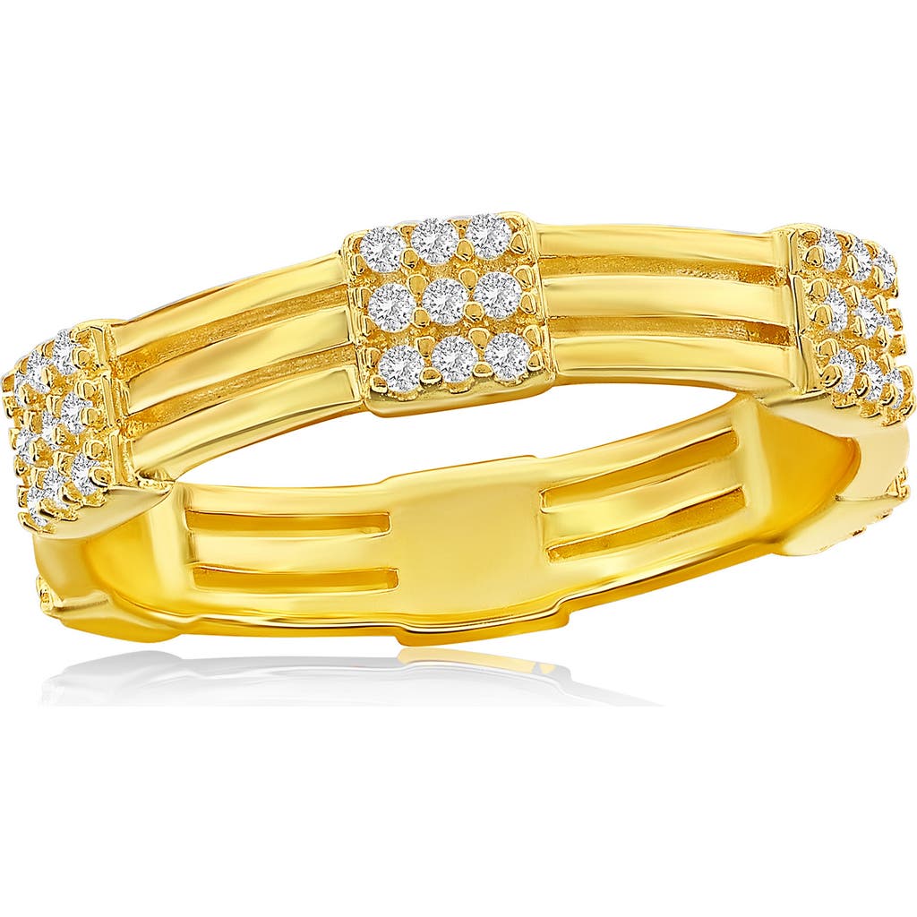 Simona Cubic Zirconia Square Band Ring