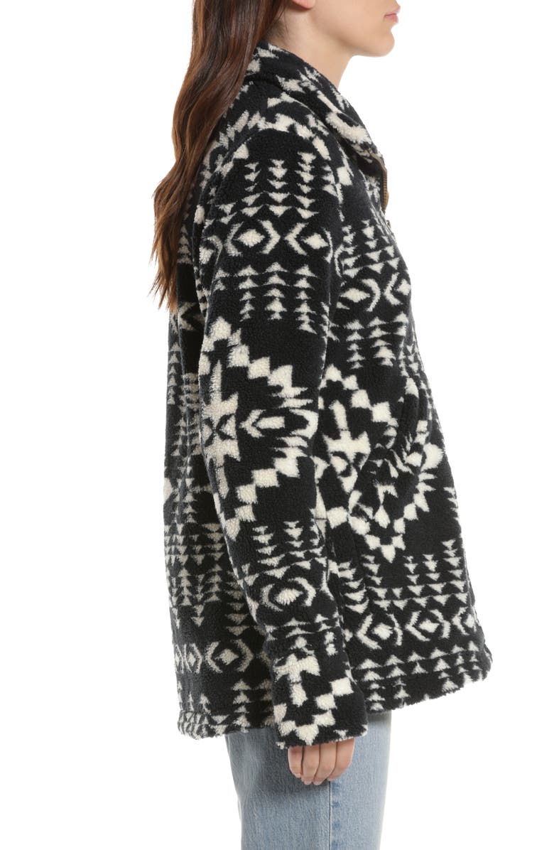 Pendleton Alder Geo Print Fleece Jacket, Alternate, color, 