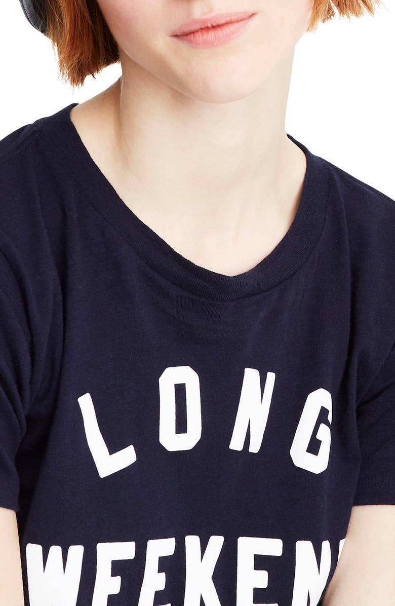 J.Crew Long Weekend Crewneck Tee, Alternate, color, 
