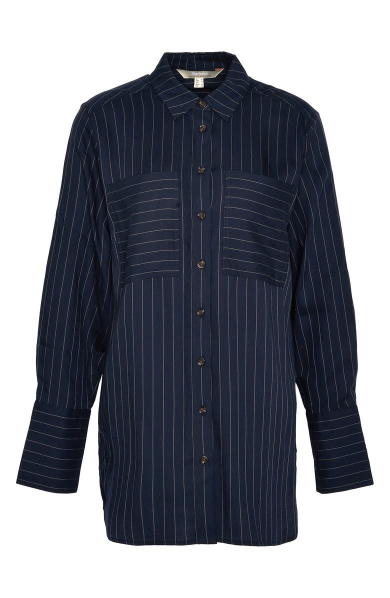 Barbour Carrie Pinstripe Button-Up Shirt, Alternate, color,