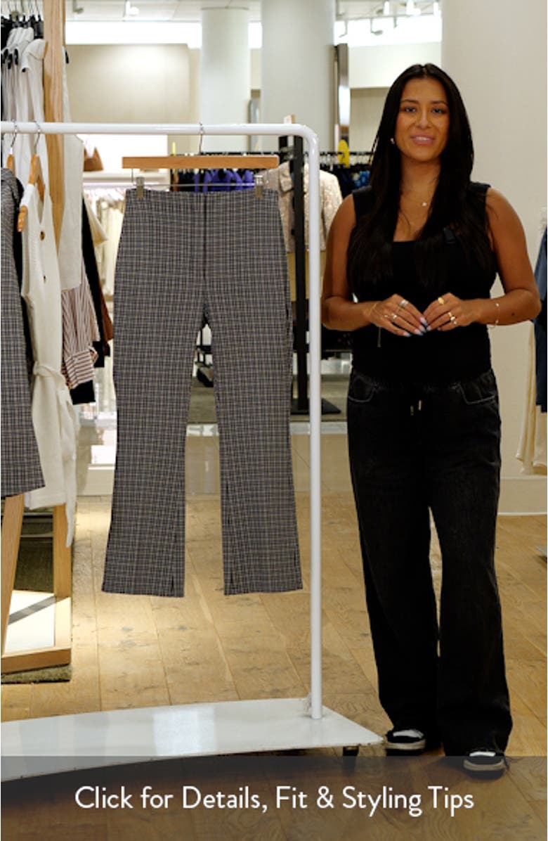 High Waist Kick Flare Ankle Pants, sales video thumbnail
