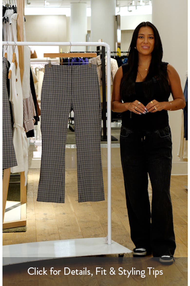 High Waist Kick Flare Ankle Pants video