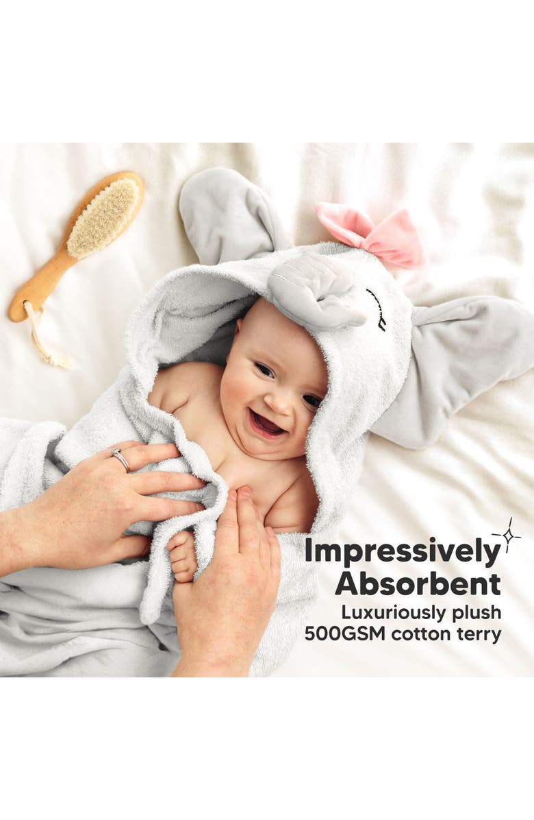 KeaBabies PlayPals Hooded Towel, Alternate, color, Ella