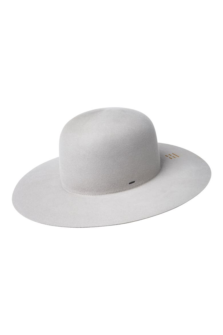 Kisner Wool Fedora, Main, color, SILVER SAND