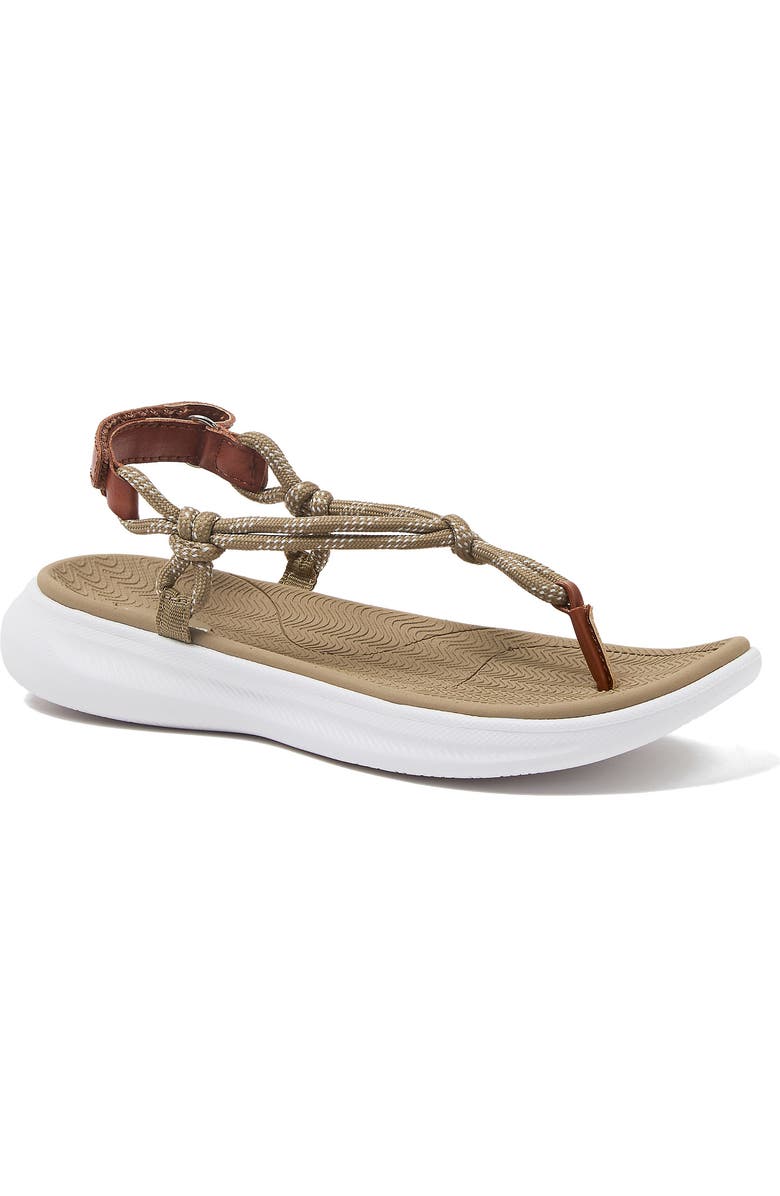 Lands' End All Day Rope Sandals, Main, color, Khaki