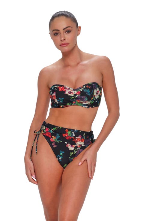 Loretta Bandeau Bikini Swimsuit Top - F Cup