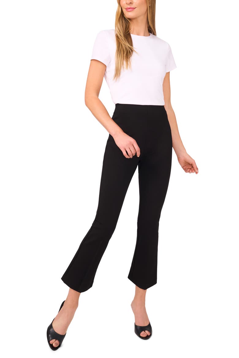 Kick Flare Leg Pants, Alternate, color, RICH BLACK 060