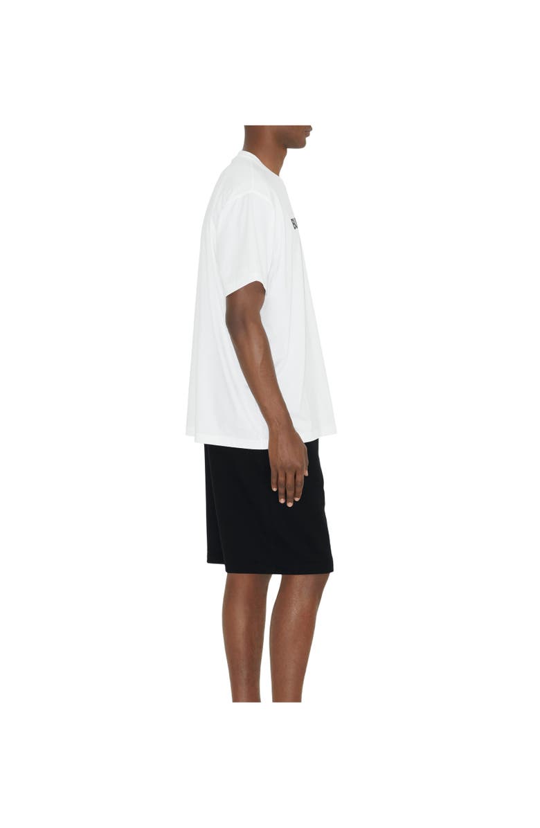 Burberry Logo Cotton Shorts, Alternate, color, Black