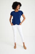 Accouchée Handy Crossover Short Sleeve Cotton Maternity/Nursing Top