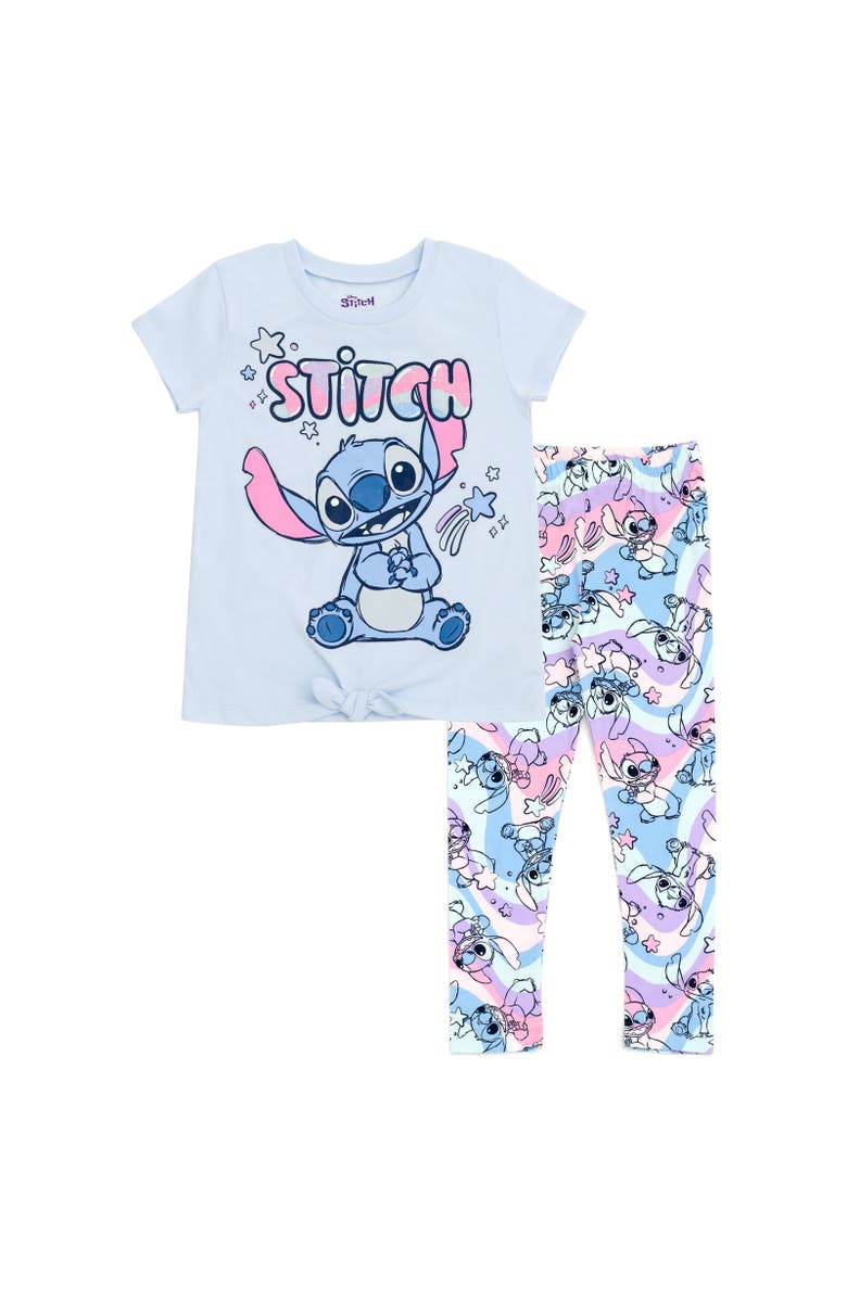 Disney T-Shirt & Leggings Set, Main, color, Blue