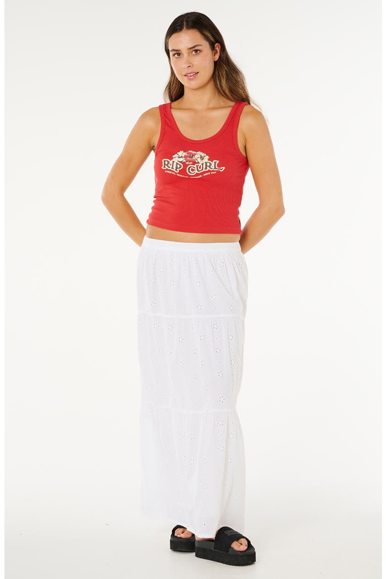 Bells Crop Graphic Tank, Alternate, color, DEEP RED