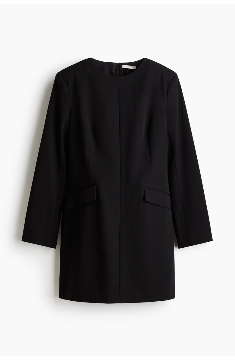 H&M Short Dress, Main, color, Black