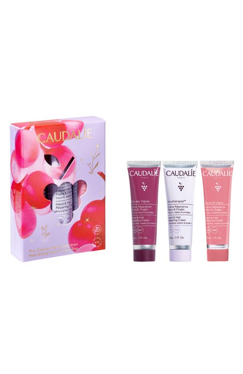 Caudalíe Nourishing Hand Cream Trio Set $27 Value In Transparent