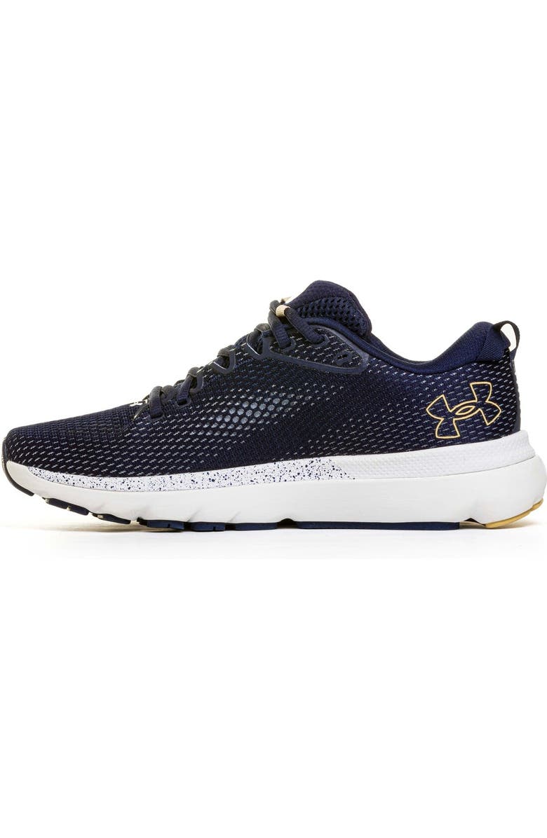 Under Armour Navy Navy Midshipmen Infinite 5 Running Shoes, Alternate, color,