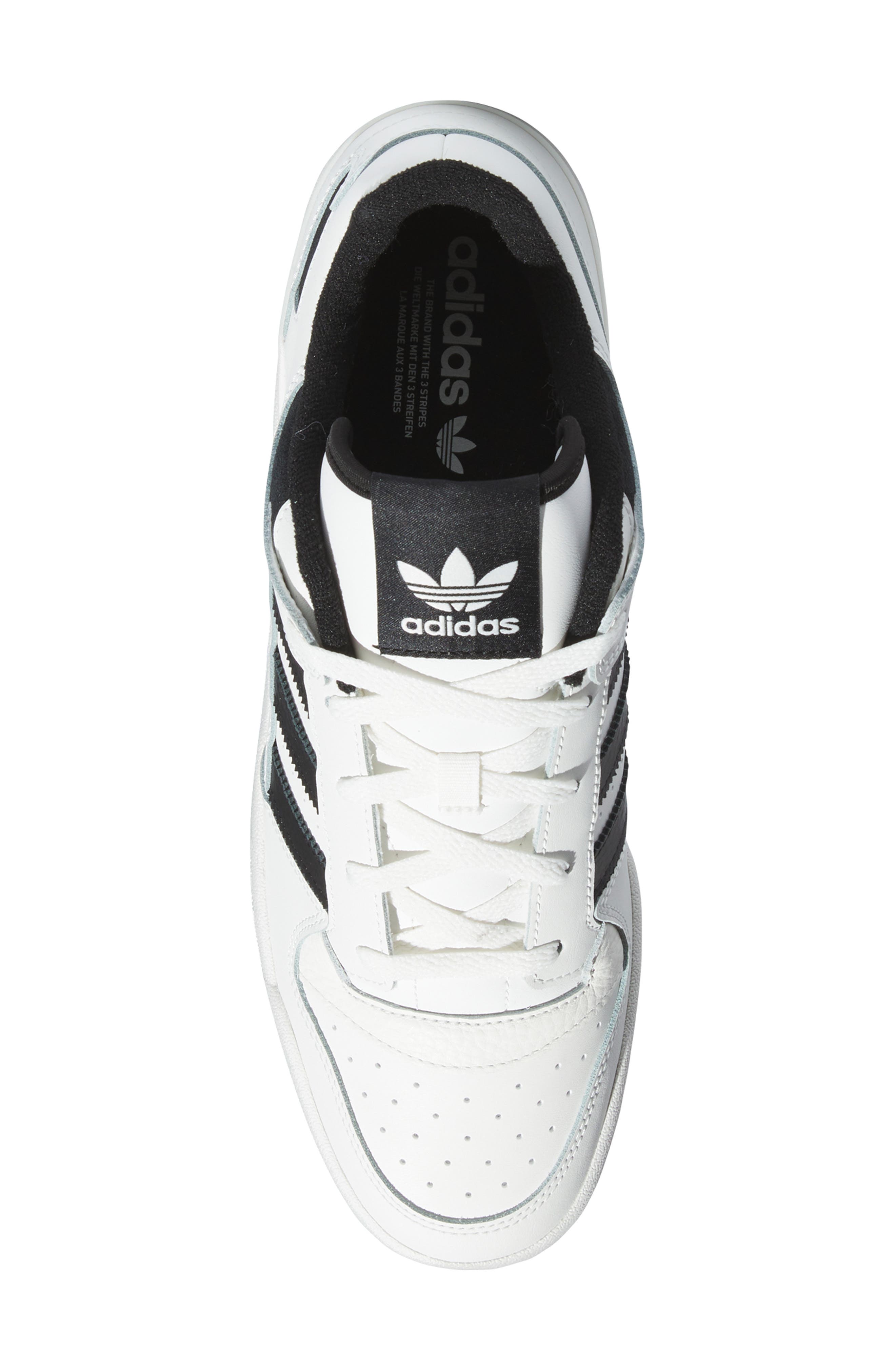 adidas Forum Low CL Sneaker, Alternate, color, White/ Black/ White