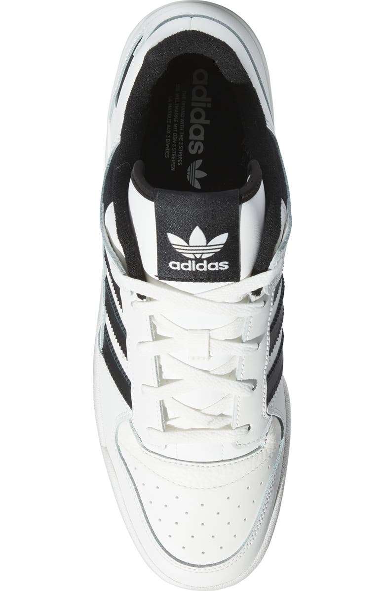 adidas Forum Low CL Sneaker, Alternate, color, White/ Black/ White