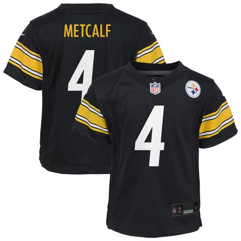 Preschool Nike D.K. Metcalf Black Pittsburgh Steelers Team Game Jersey