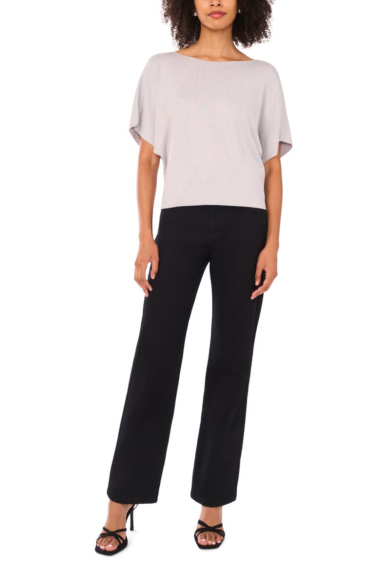 Shine Dolman Sleeve Sweater, Alternate, color, GREY NIGHT SILVER