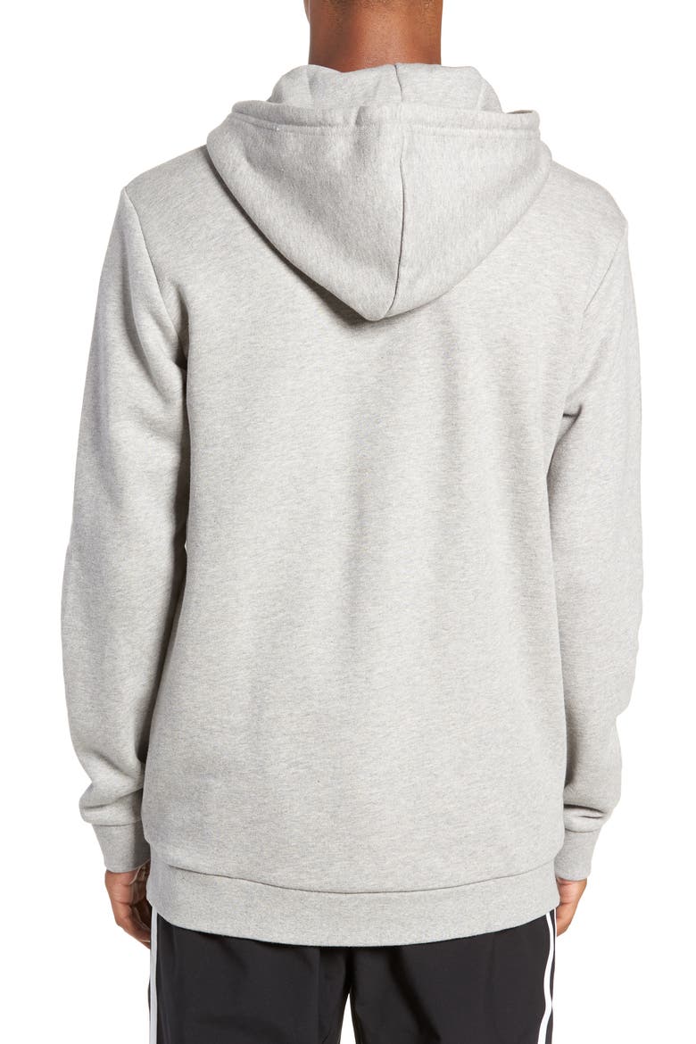 Trefoil Hoodie, Alternate, color, MEDIUM GREY HEATHER