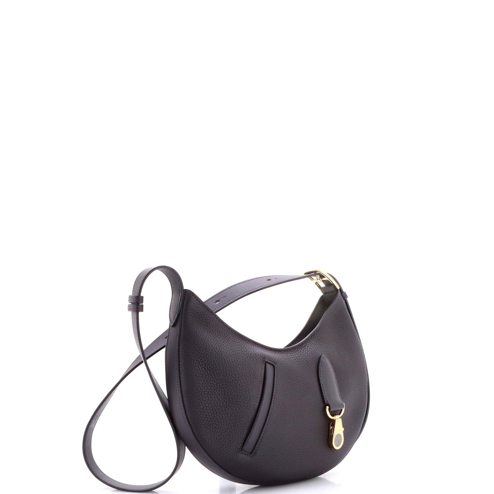 Pre-Owned Hermes Arcon Bag Togo and Swift Petite, Alternate, color, Raisin