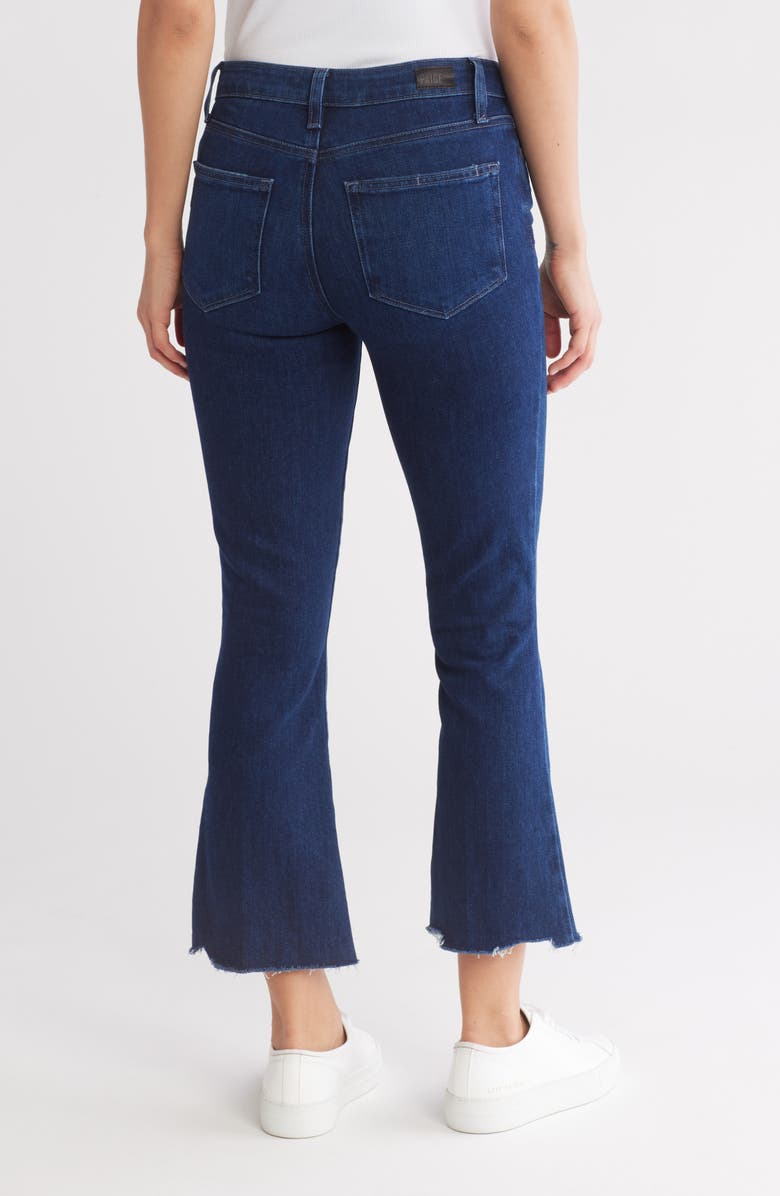 PAIGE Rory Raw Hem Crop Flare Jeans, Alternate, color, Abilene Distressed